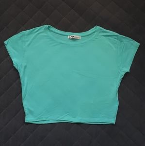 Aqua Crop Top